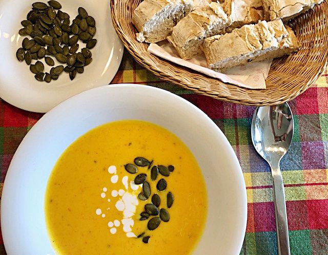 Kürbis-Suppe